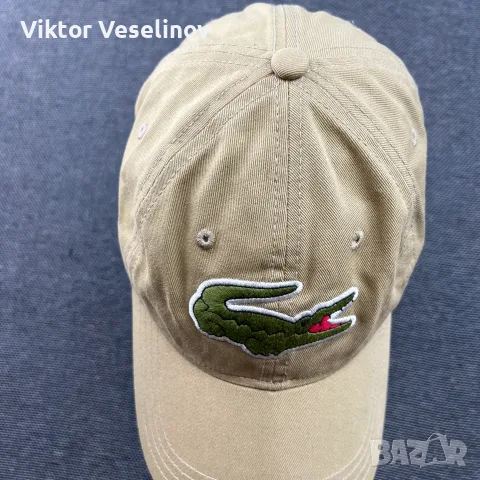 Lacoste Baseball Cap Шапка One Size Бежова Лятна, снимка 8 - Шапки - 56084749