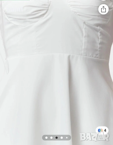 Дамска дълга бяла рокля, снимка 5 - Рокли - 53326005