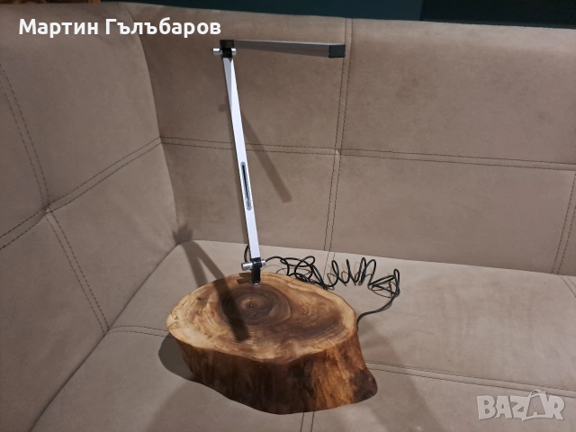 Лампи с дървена основа, снимка 4 - Други ценни предмети - 53065613