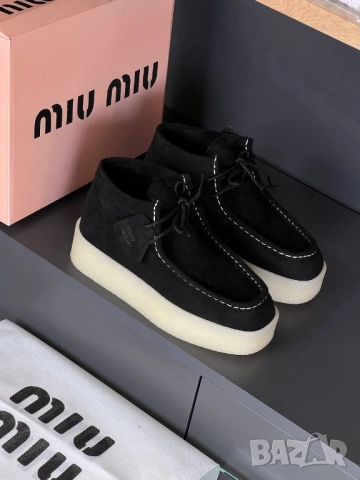 дамски велурени обувки miu miu, снимка 3 - Маратонки - 52062988