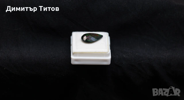 3.46кт Натурален Черен Опал, снимка 7 - Колиета, медальони, синджири - 53738150