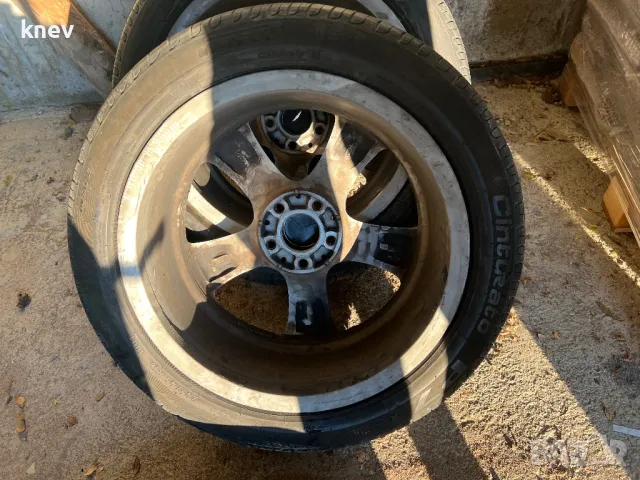 Джанти с гуми летни Мерцедес 18 цола е класа, снимка 9 - Гуми и джанти - 49030175