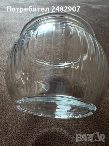 Стъклен свещник, снимка 5 - Декорация за дома - 53770082