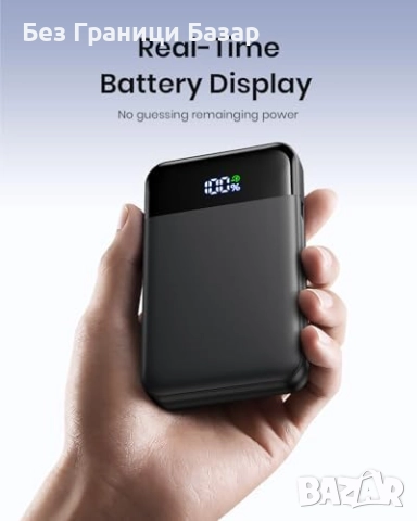 Нова Тънка външна батерия 10000mAh 20W за iPhone и Apple устройства