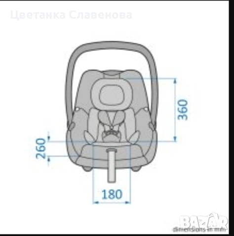 Столче за кола за бебе Maxi-Cosi от 0-12 месеца , 40-75см, 0-12кг, снимка 17 - Столчета за кола и колело - 53166691