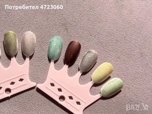 Нови гел лакове 8 броя и магнит, снимка 3 - Продукти за маникюр - 56278123