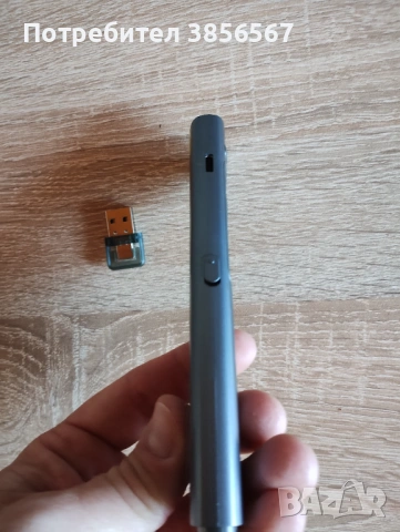 Baseus Orange Dot универсално дистанционно за презентации, с лазер, сив, снимка 5 - Дистанционни - 53843834