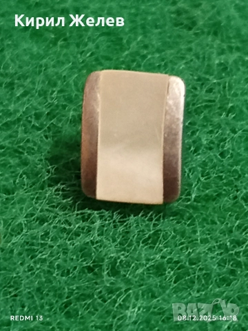 Винтидж сребърна обеца висока проба сребро майсторска изработка 51121