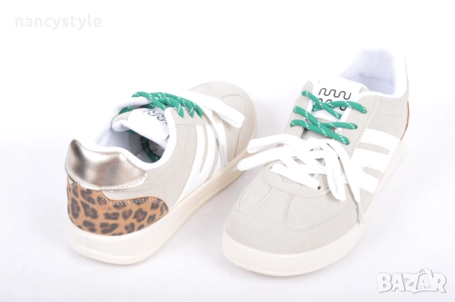 НОВО! Ниски спортни дамски кецове - Два цвята, снимка 8 - Кецове - 51688667