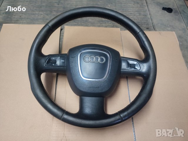 трилъчев мулти волан с пера F1 и еърбер за Ауди А4 А6 след 2005г Audi A4 A6