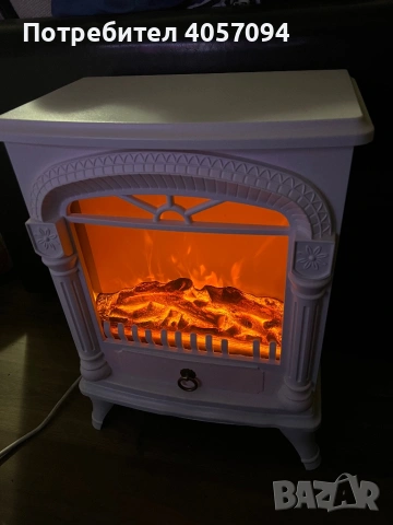 Продавам електрическа камина., снимка 2 - Отоплителни печки - 53256218
