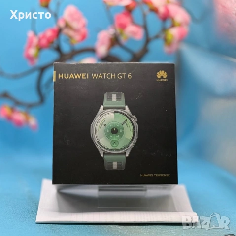 НОВ!!! Смарт часовник Huawei Watch GT 6, 46MM, Steel Stainless Steel Case, Green , снимка 2 - Смарт часовници - 53437154