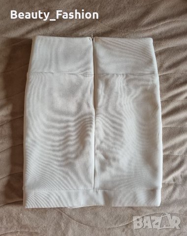 Бяла елегантна пола, снимка 2 - Поли - 41139093