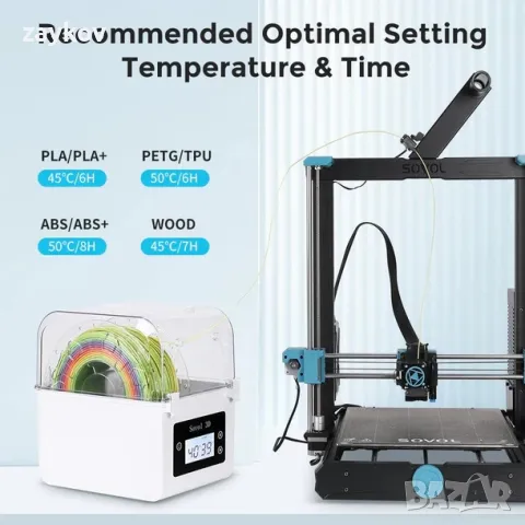 Сушилня за нишки Sovol SH01, снимка 6 - Други машини и части - 48201481