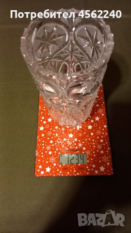 Красива ваза - оловен кристал, снимка 4 - Декорация за дома - 51613667