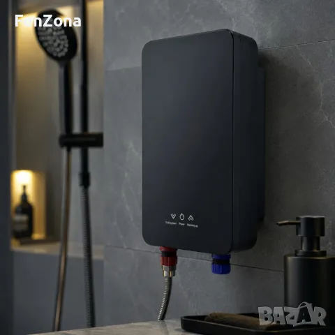 Термостатичен проточен бойлер 5500W с моментално загряване на водата за 3 секунди