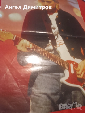 Кърт Кобейн Попкорн ретро плакат , снимка 5 - Антикварни и старинни предмети - 52524493