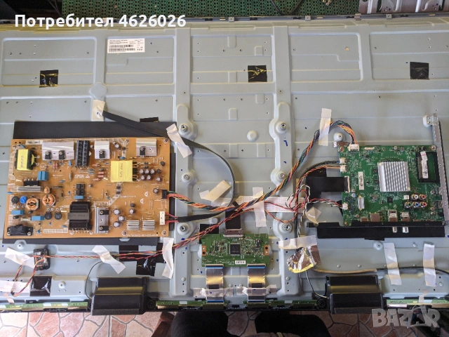 PHILIPS 49PUS6162/12-715G8709-MOE-B00-005N-TPV 715G8672-P01-000-002H-V15 UHD TM120 Ver0.9, снимка 3 - Части и Платки - 53263478