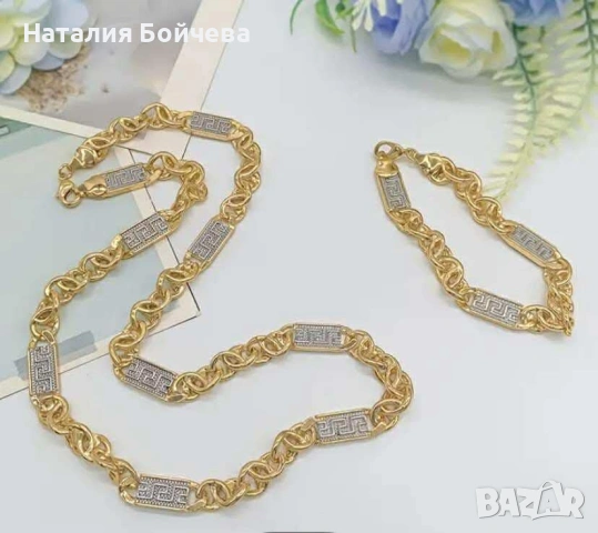 Ланец у гривна , снимка 4 - Бижутерийни комплекти - 53639420