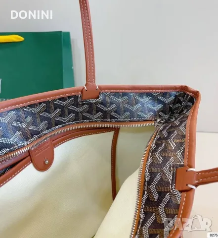Goyard  Дамска чанта, кожа, снимка 2 - Чанти - 56312561
