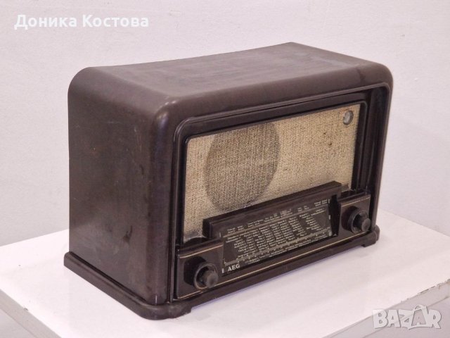 Радиоапарат Aeg super 69 wk, снимка 2 - Антикварни и старинни предмети - 41929846