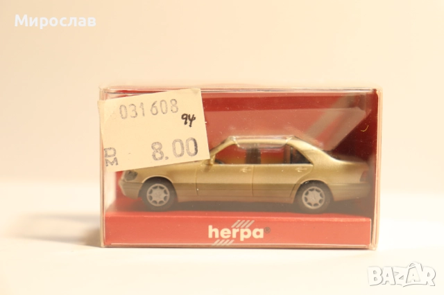 HERPA H0 1/87 MERCEDES BENZ S 600 КОЛИЧКА КАМИОН МОДЕЛ