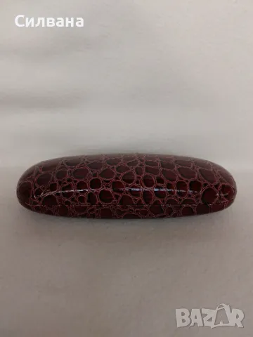 кафява калъфка за очила, снимка 2 - Портфейли, портмонета - 49976656