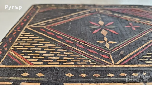 Стара антикварна кутия, снимка 4 - Антикварни и старинни предмети - 50046121