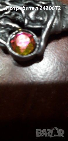 Сребърен магьосник  с кристална топка, снимка 8 - Други ценни предмети - 39560991
