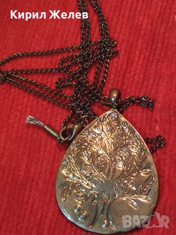 ДЪРВОТО на ЖИВОТА ПОЗЛАТЕН АРТ ПЕНДАНТ МЕДАЛЬН КОЛИЕ ОГЪРЛИЦА с ФИНА ВЕРИЖКА 14377, снимка 8 - Колиета, медальони, синджири - 35352919