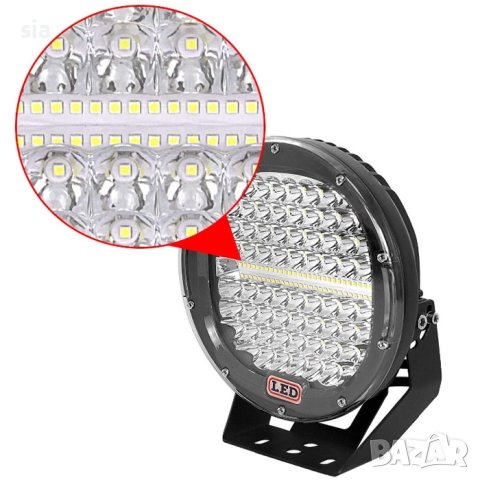 Халоген 22СМ, Кръгъл, LED, 384W, 9V - 32V, 1бр, снимка 4 - Аксесоари и консумативи - 42029269