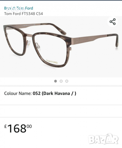 Tom Ford - рамки за очила , снимка 14 - Слънчеви и диоптрични очила - 36181202