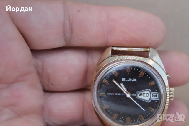 СССР мъжки часовник ''Слава'' /26 камъка/, снимка 4 - Мъжки - 50291024