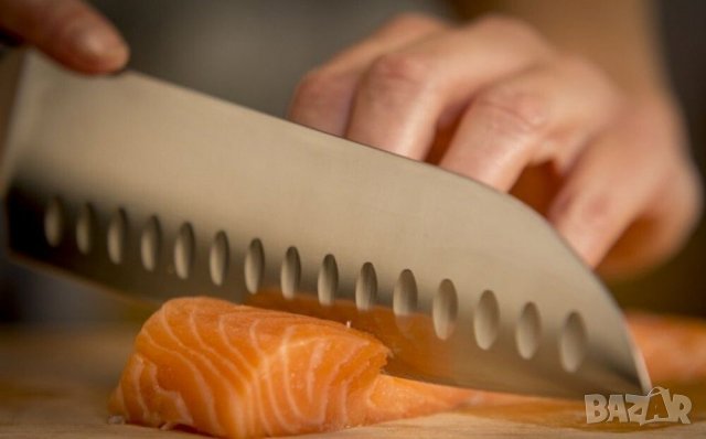 Азиатски нож Santoku Tefal Ingenio Ice Force 18 сm / Тефал , снимка 3 - Прибори за хранене, готвене и сервиране - 40173471