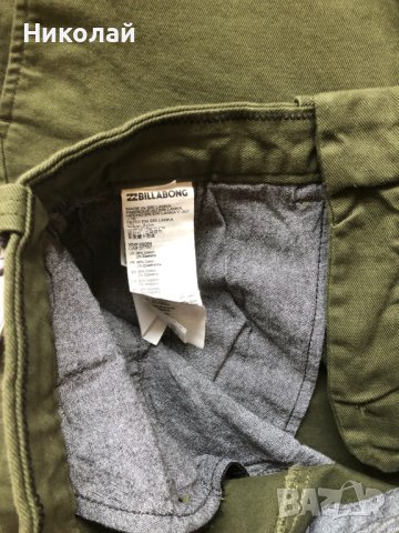 Марков тийн/момчешки/мъжки панталон Billabong, 28 размер, за 176 см. височина, нов, топ качество , снимка 6 - Панталони - 42303459