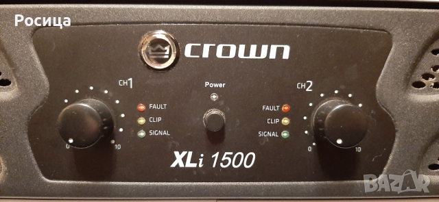 Крайно стъпало Crown XLi 1500, снимка 2 - Ресийвъри, усилватели, смесителни пултове - 44688510
