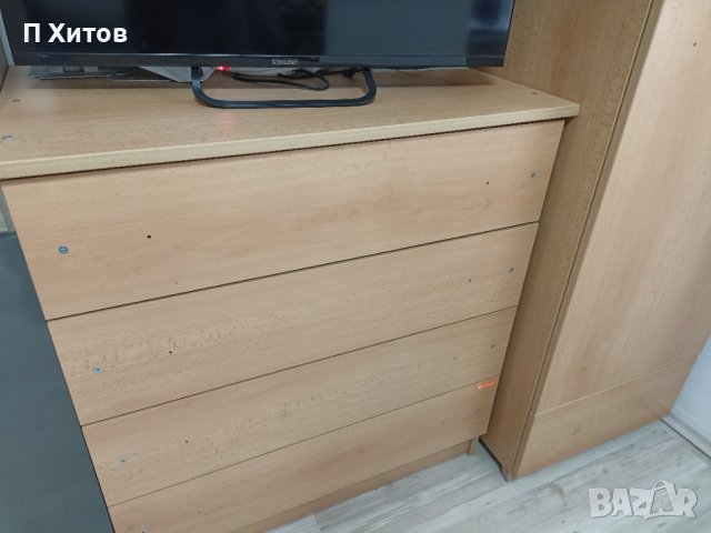 Мебели за детска стая - гардероб, скрин, трансформиращо легло-люлка, снимка 2 - Мебели за детската стая - 44238551