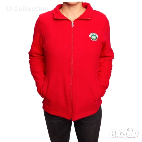 Дамски полар - черен, зелен , червен