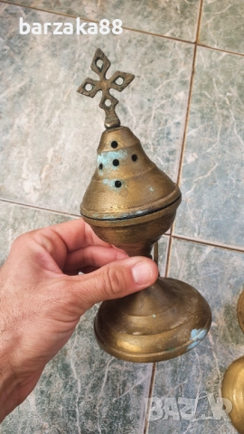 Месингово кандило Кандила 7 броя, снимка 14 - Антикварни и старинни предмети - 52205138