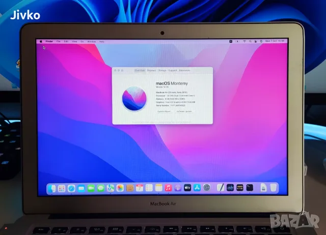 Apple MacBook Air 13.3", снимка 4 - Лаптопи за дома - 56395126