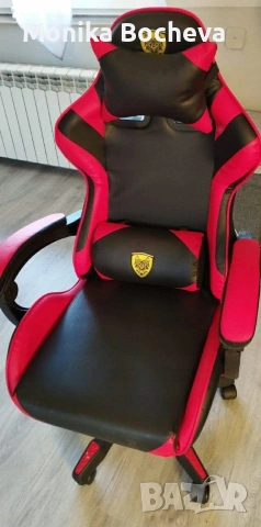 Промо!Нови геймърски столове с масажна възглавница, снимка 2 - Столове - 53479168