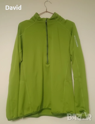 Оригинално мъжко горнище Salomon Half Zip Pullover