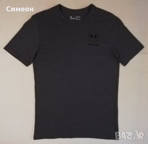 Under Armour UA Freedom оригинална тениска S памучна спортна фланелка, снимка 1 - Спортни дрехи, екипи - 33776598