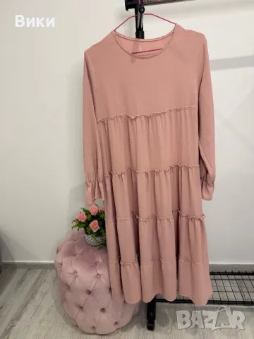 Рокля в размер L, снимка 4 - Рокли - 48587479