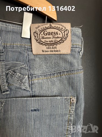 Дънкова пола до коляното “Guess”, размер М, снимка 5 - Поли - 41098629