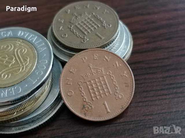 Монета - Великобритания - 1 пени | 1997г.