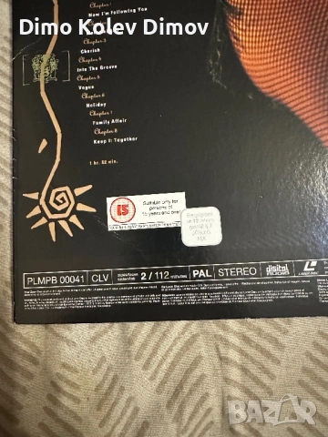 Madonna Laserdisc Абсолютно Перфектен. ПАЛ, снимка 3 - Други музикални жанрове - 53585049