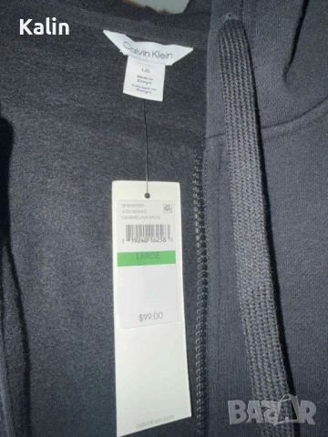 Calvin Klein Jeans Hoodie, снимка 6 - Спортни дрехи, екипи - 53668455