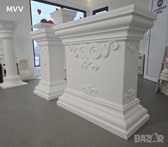 Ниски колони от EPS, снимка 2 - Декорация за дома - 53359092