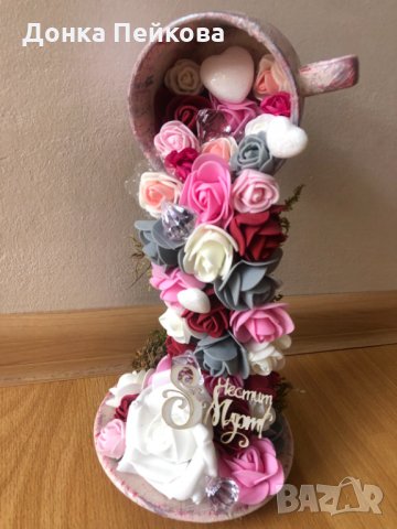 Водопад от цветя , подарък за всеки повод, снимка 5 - Декорация за дома - 32481333